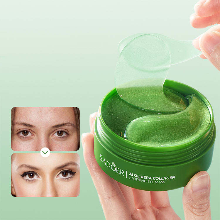 Sadoer Aloe Vera Collagen Soothing Eye Mask - 80g (60Pcs)
