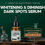 سيروم التبييض α-Arbutin من Vibrant Glamour مع النياسيناميد لتقليل البقع الداكنة - 30 مل