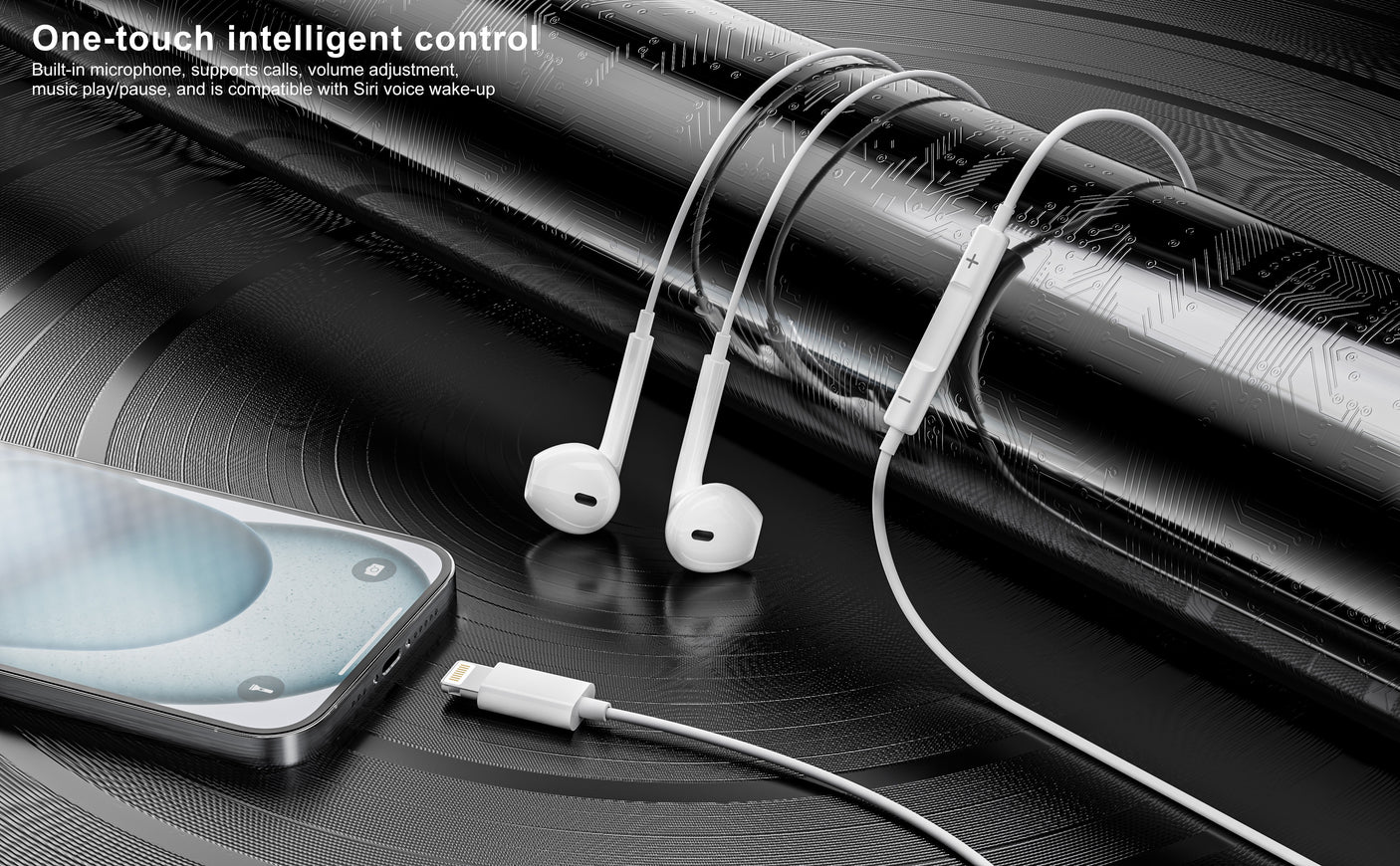 سماعة أذن سلكية VEN-DENS بمنفذ Lightning (لأجهزة Apple) VD-EAR025