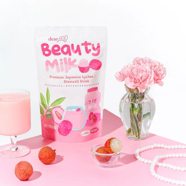 Dear Face Beauty Milk Premium Japanese Lychee Stemcell Drink - 180g