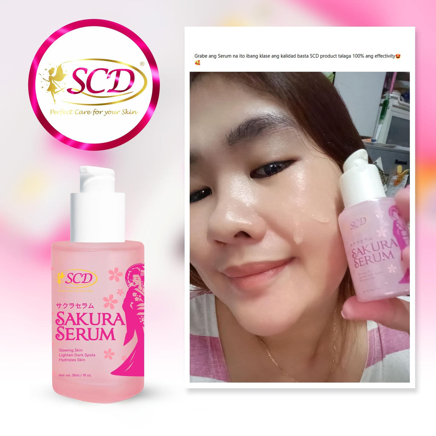SCD Anti Aging Sakura Face Serum - 30ml