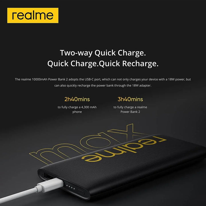 Realme Power Bank 10000mAh RMA138 – Pinoyhyper