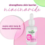 Simple Refreshing Facial Wash + 10% Niacinamide Serum (Combo Pack)