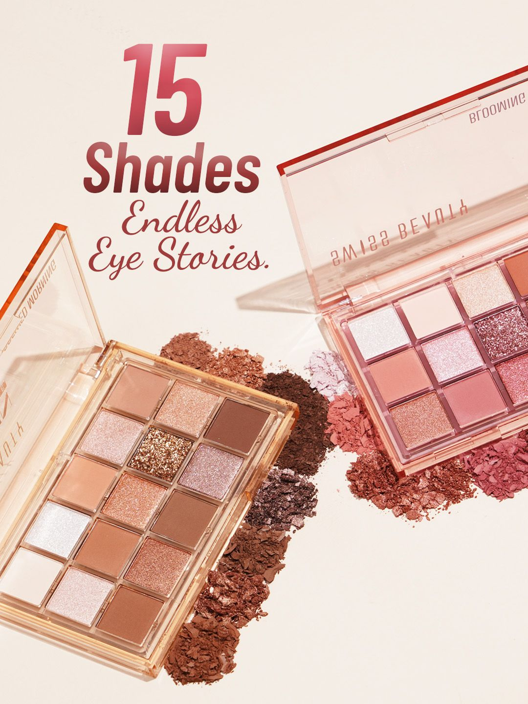 Lead Face Eyeshadow Palette 15 Shades