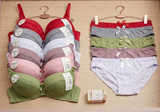 TDF Cotton Push Up A Bra & Panty Set - TP820#