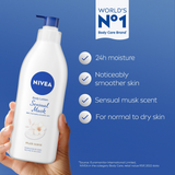Nivea Sensual Musk Body Lotion For Normal To Dry Skin - 400ml