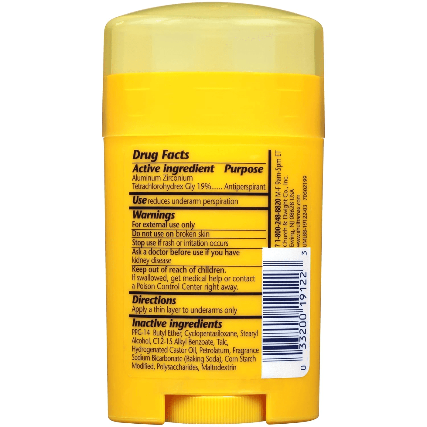Arm & Hammer Ultra Max Fresh Deodorant - 28g