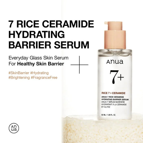 Anua 7+ Rice Ceramide Hydrating Barrier Serum - 50ml