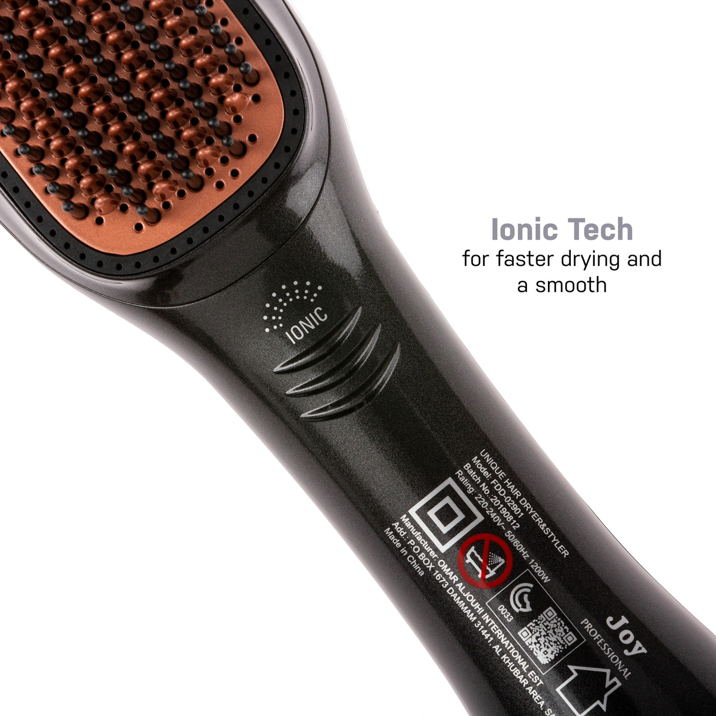 Joy Professional 2 in 1  Hair Dryer & Styling Brush FDD-02901