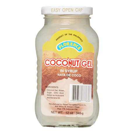 Florence Coconut Gel In Syrup Nata De Coco - 340g