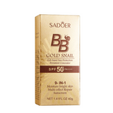 Sadoer 9 In 1 BB Gold Snail Sun Protection Cream SPF 50+ - 40g