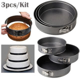 Nonstick Cake Mould Pan - 3 Pcs Set