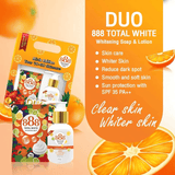 888 Total White Duo Brightening Soap & Lotion Minis Edition