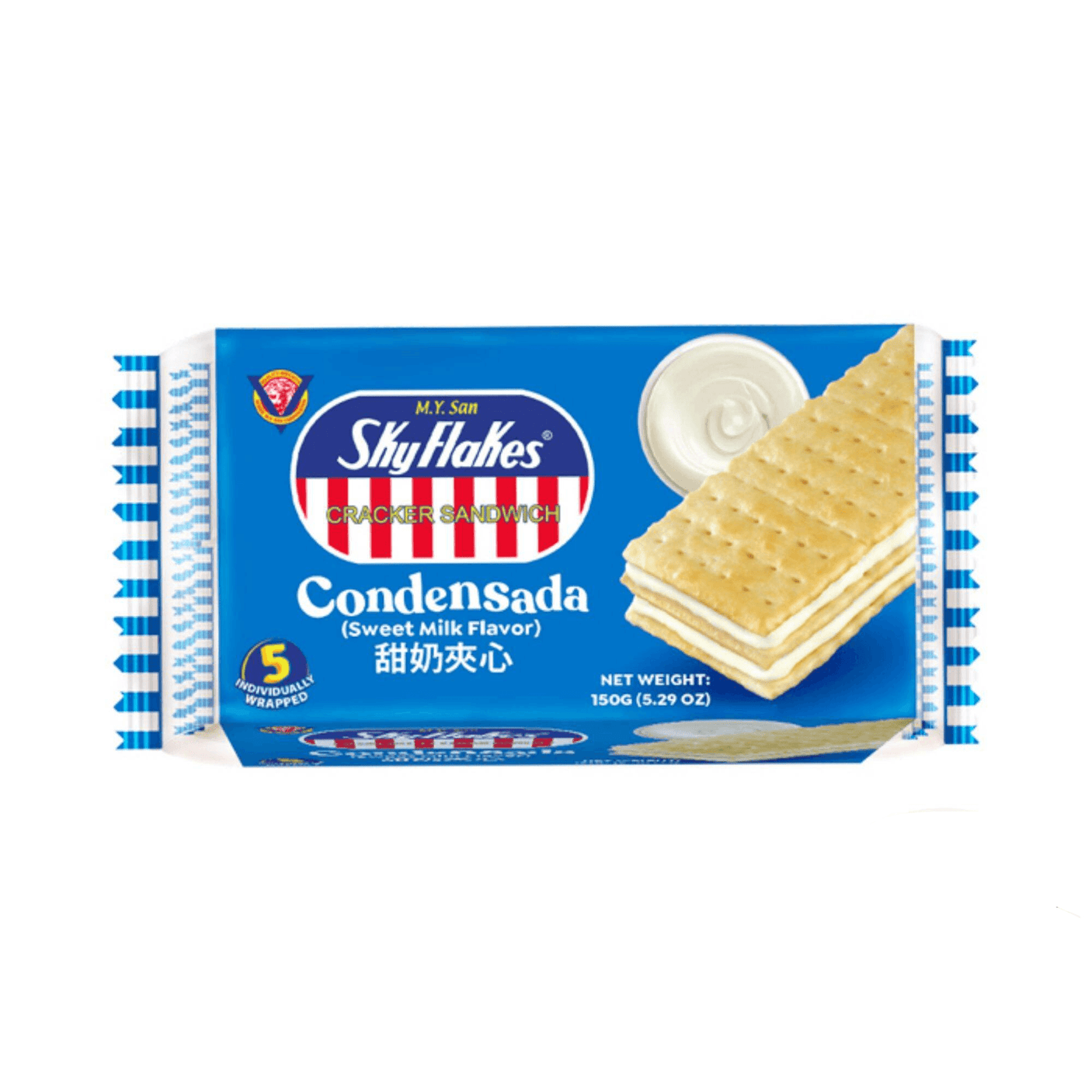 Skyflakes Cracker Sandwich Condensada + Tsokolate - 150g × 2 Pcs (Offer)
