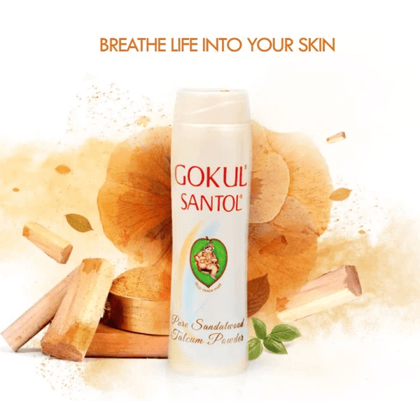 Gokul Santol Pure Sandalwood Talcum Powder - 300g