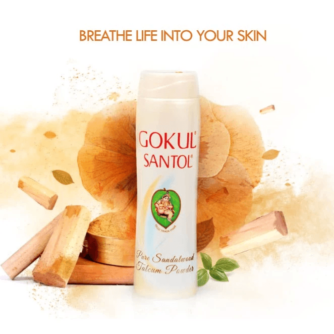 Gokul Santol Pure Sandalwood Talcum Powder - 300g