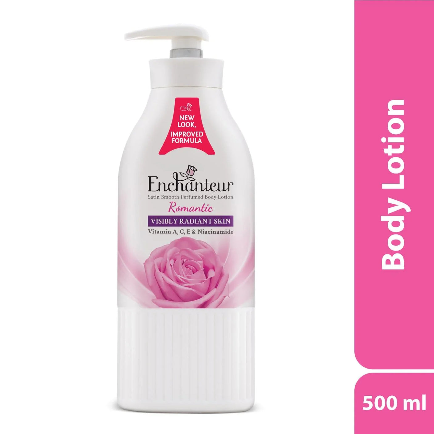 Enchanteur Romantic Perfumed Body Lotion (New Look) - 500ml