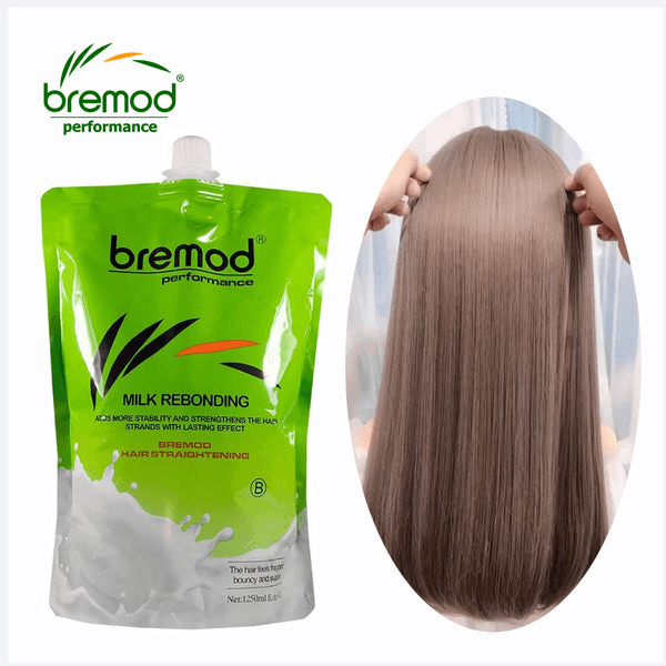 مجموعة فرد الشعر بالحليب من Bremod (A) + (B) - 1250 مل + 1250 مل