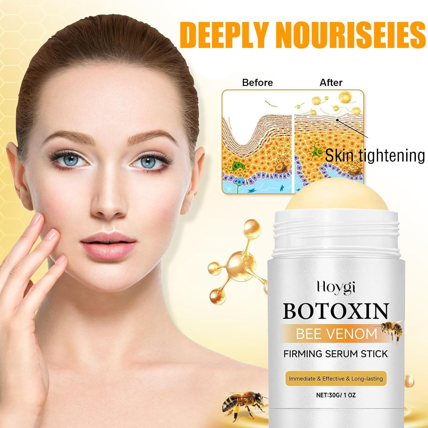 Hoygi Botoxin Bee Venom Firming Serum Stick - 30g