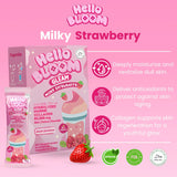 Hello Bloom Gleam Milky Strawberry Juice Drink - 10s × 18g (180g)