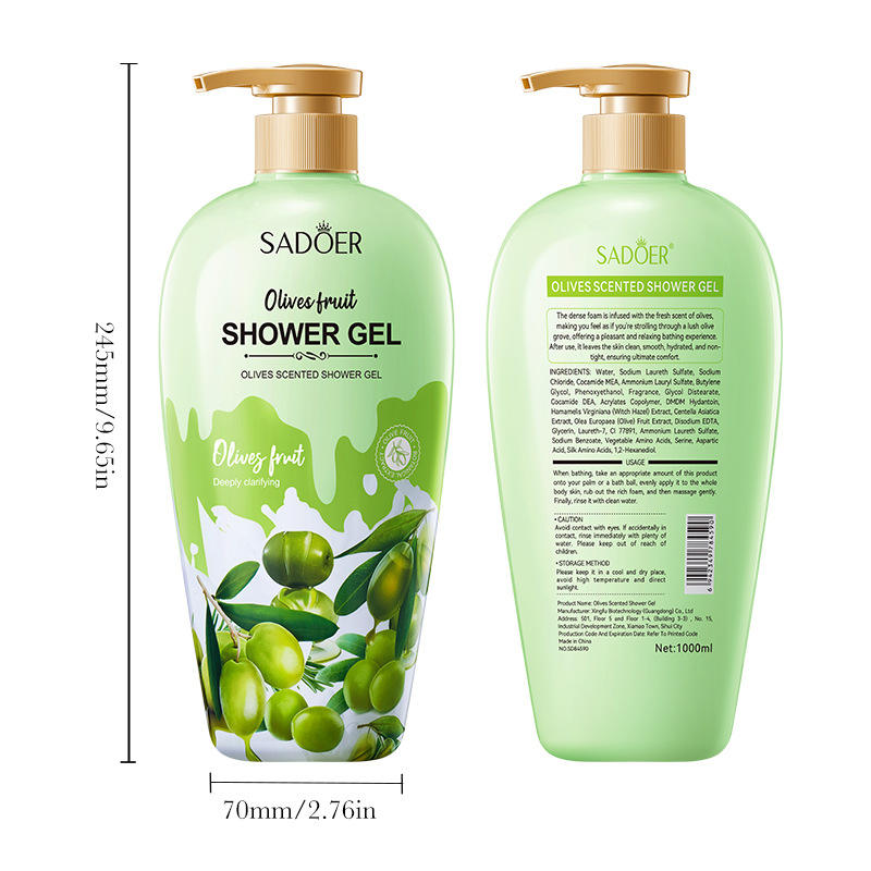 Sadoer Olive Scented Shower Gel - 1000ml