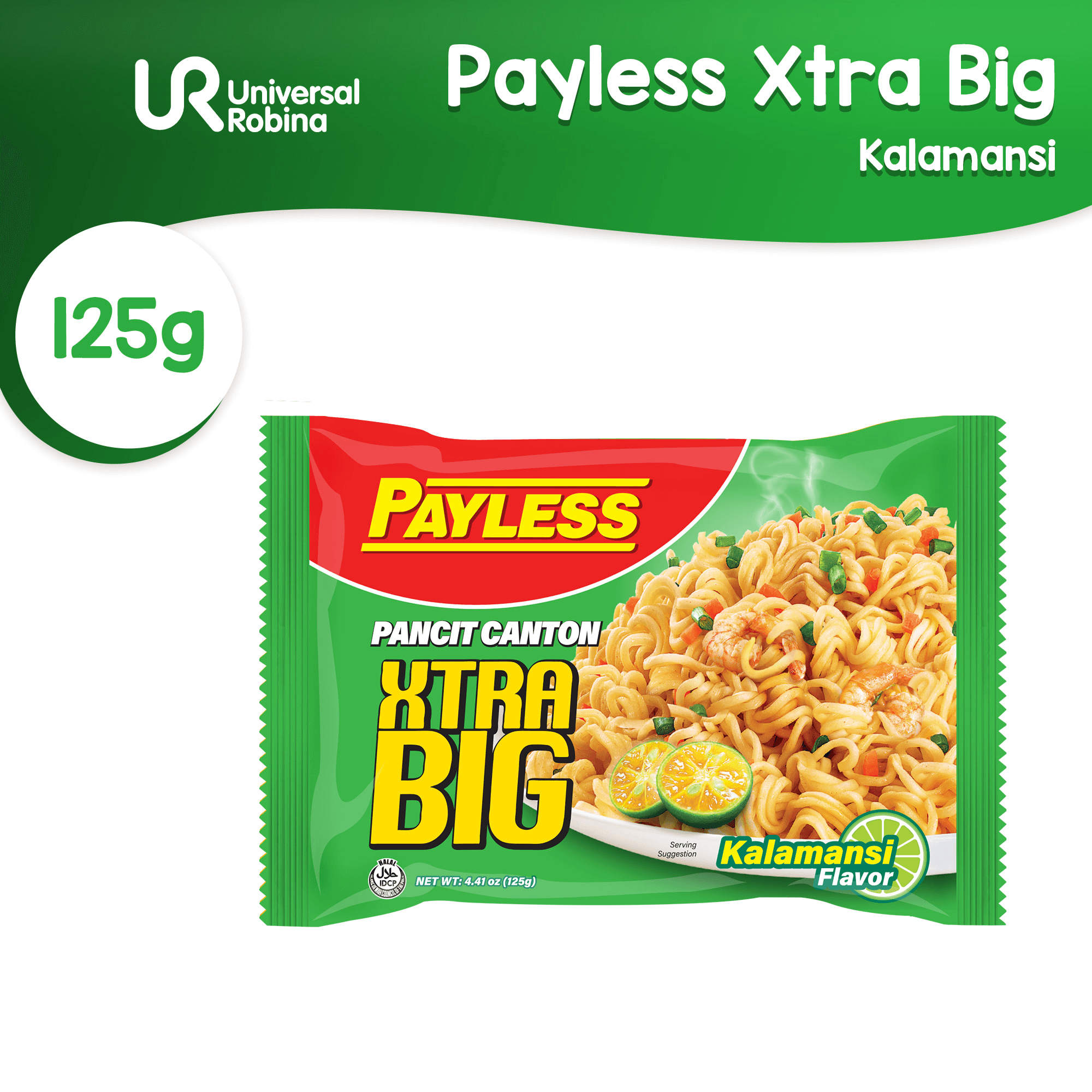 Payless Xtra Big Pancit Canton Kalamansi - 125g