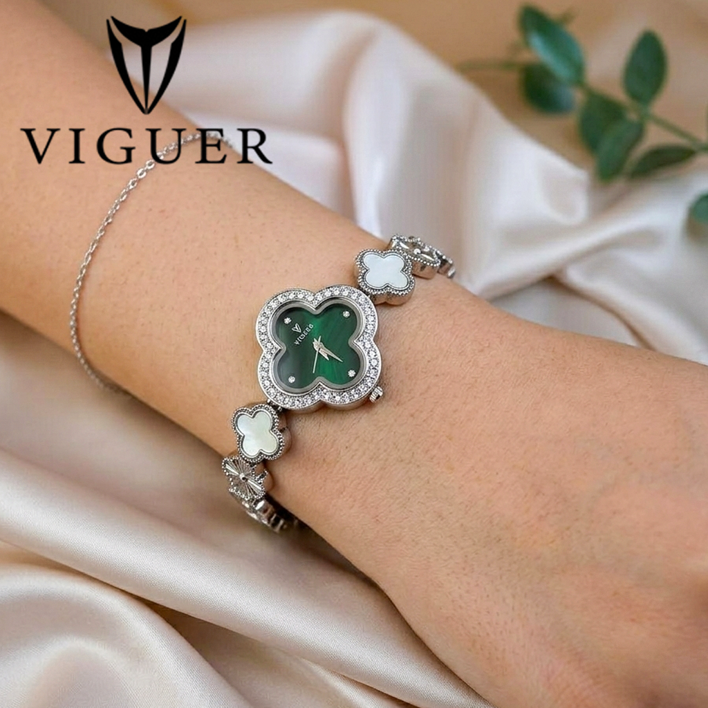 ساعة يد نسائية فاخرة من VIGUER بتصميم فريد - V1873L