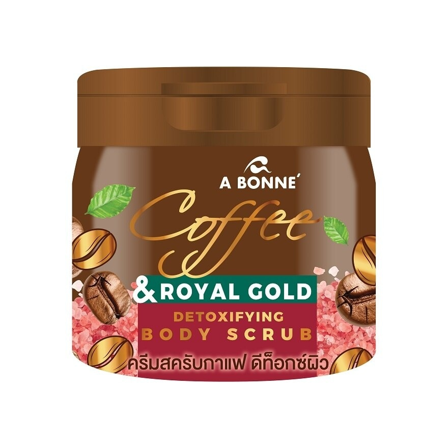 A Bonne Coffee & Royal Gold Detoxifying Body Scrub - 250g