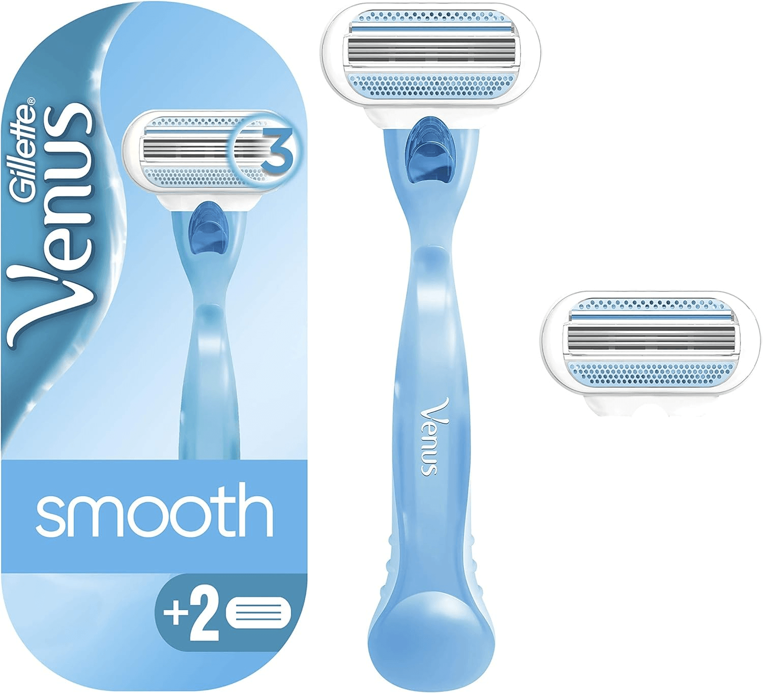 Gillette Venus 3 Blades Women Razor Blade Refill - Smooth