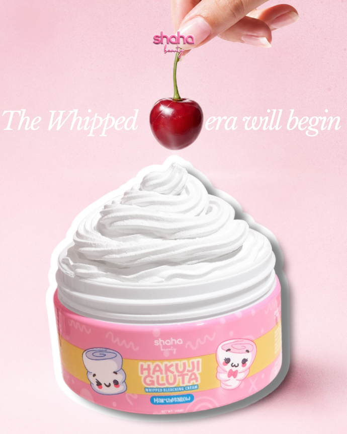 Shaha Beauty Hakuji Gluta Marshmallow Whipped Bleaching Cream - 200ml
