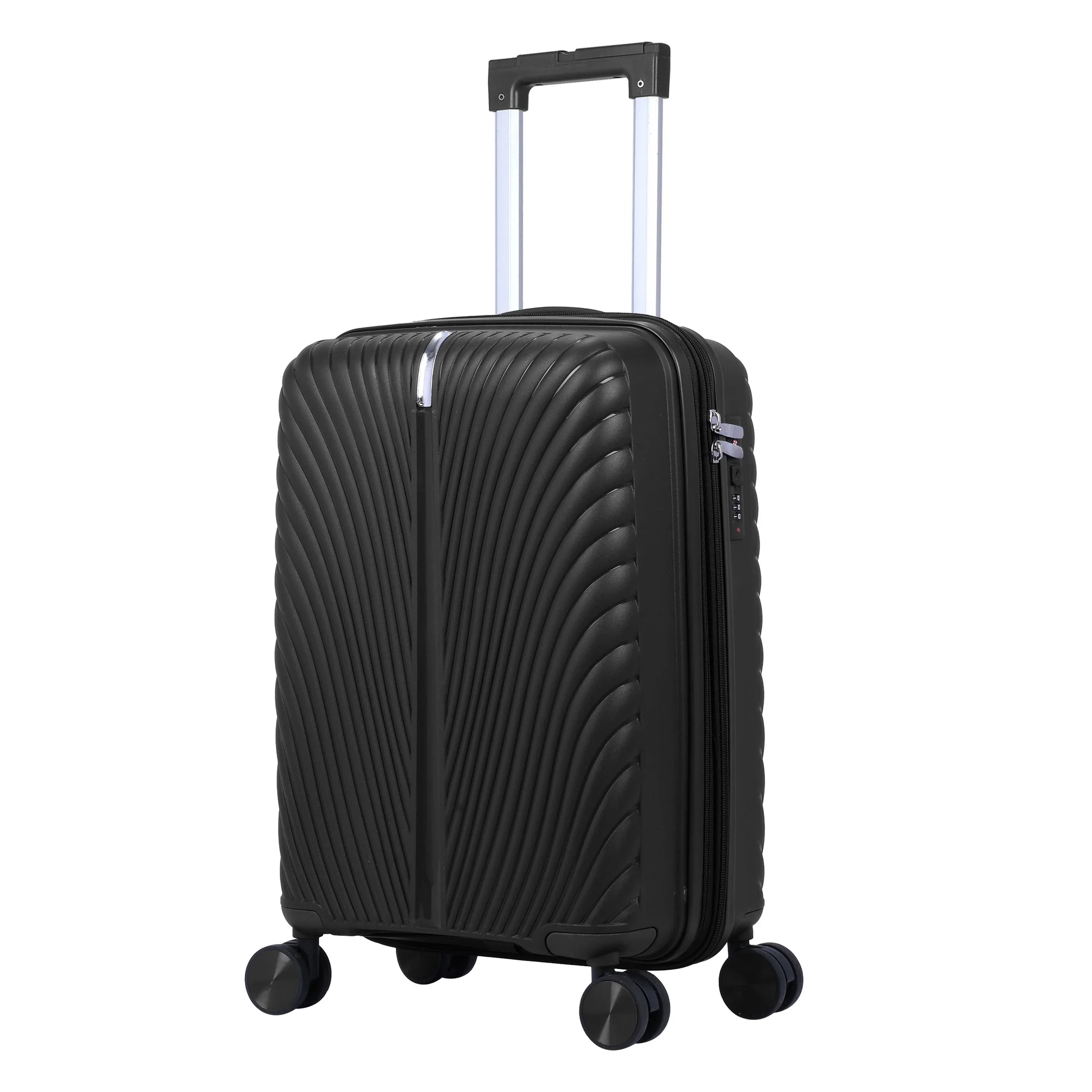 American Flyer Luggage Bag 20 Inch Cabin Size Luggage Trolly - Black