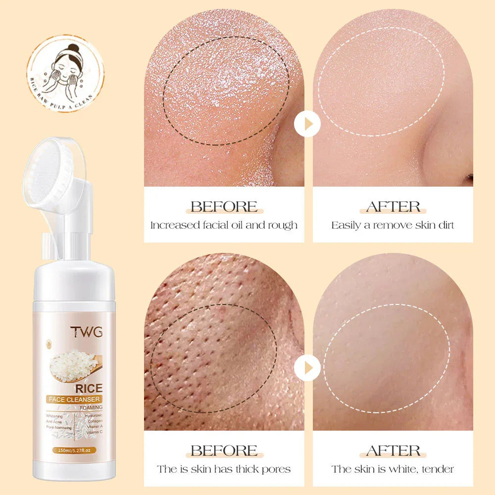 TWG Rice Foaming Face Cleanser - 150ml