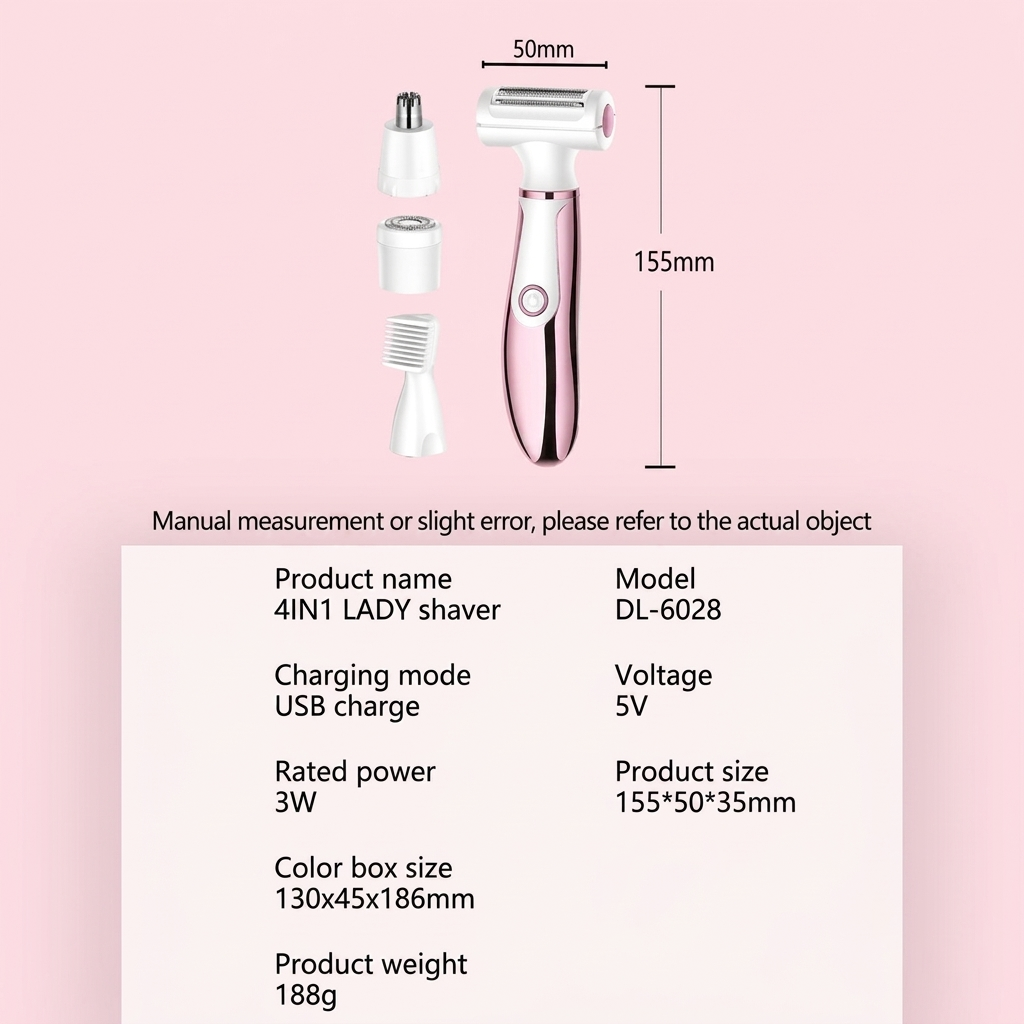Daling 4 In 1 Lady's Grooming Kit DL-6028