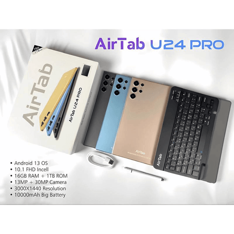 اير تاب 16 جيجا رام + 1 تيرا بايت روم - U24 PRO