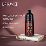Dr.Rashel Hair Color Shampoo Retro Red - 400ml