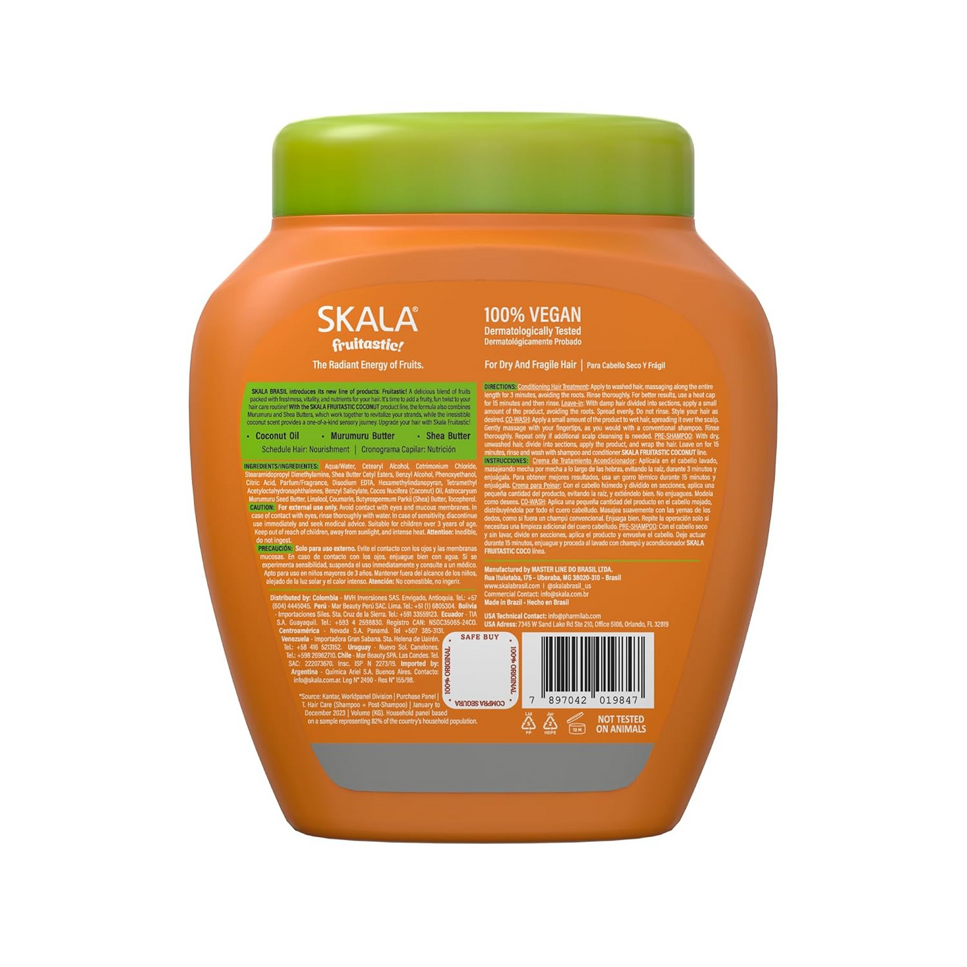 Skala Fruitastic Coconut 2 In 1 Hair Moisture Treatment Cream - 1000g