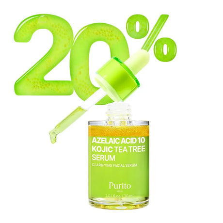 Purito Azelaic Acid 10 Kojic Tea Tree Facial Serum - 30ml