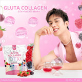 Joji Gluta Collagen DTX+ Mixed Berry Powder - 20g × 10 Sachet