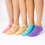 Multicolored Low-Cut Ankle Socks - 3 Pairs Zixinhu #2