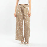 Women's Waisted Wide-Leg Palazzo Pants - YL609