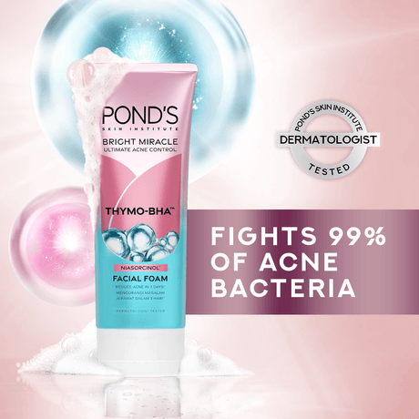 رغوة الوجه THYMO-BHA للتحكم في حب الشباب من Ponds - 100 جرام