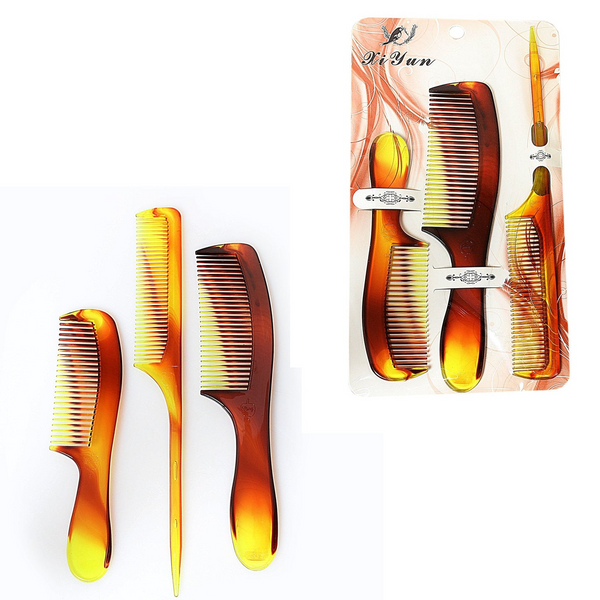 Ni Yun Hair Styling Comb Set - 3 Pcs