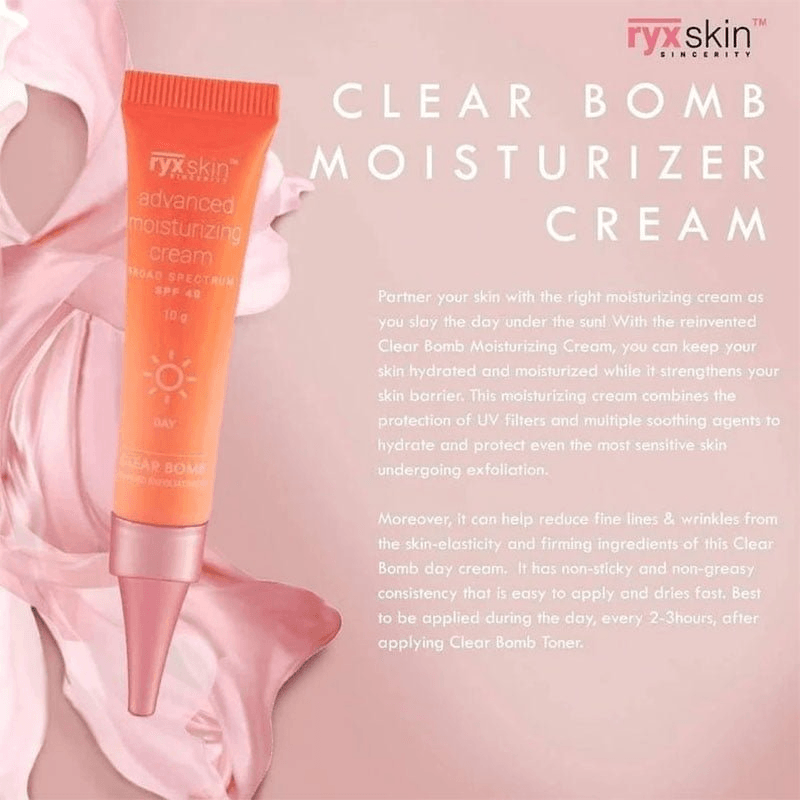 مجموعة التقشير المتقدمة Ryx Skin Clear Bomb