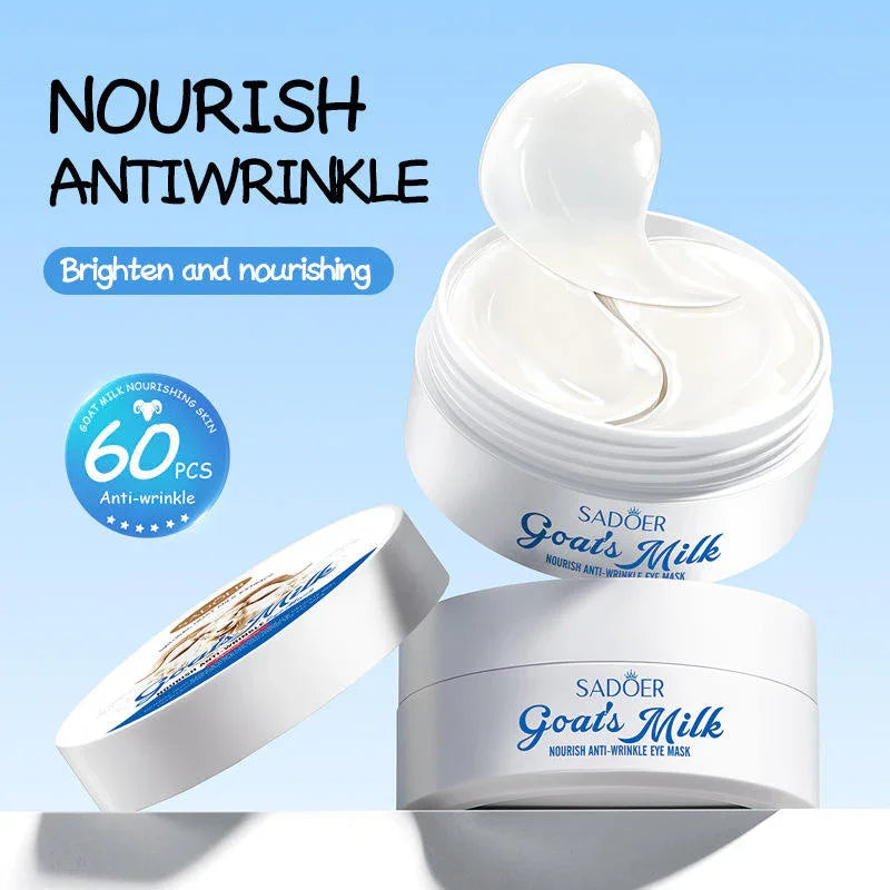 Sadoer Goat Milk Nourish Anti-Wrinkle Eye Mask - 80g (60Pcs)