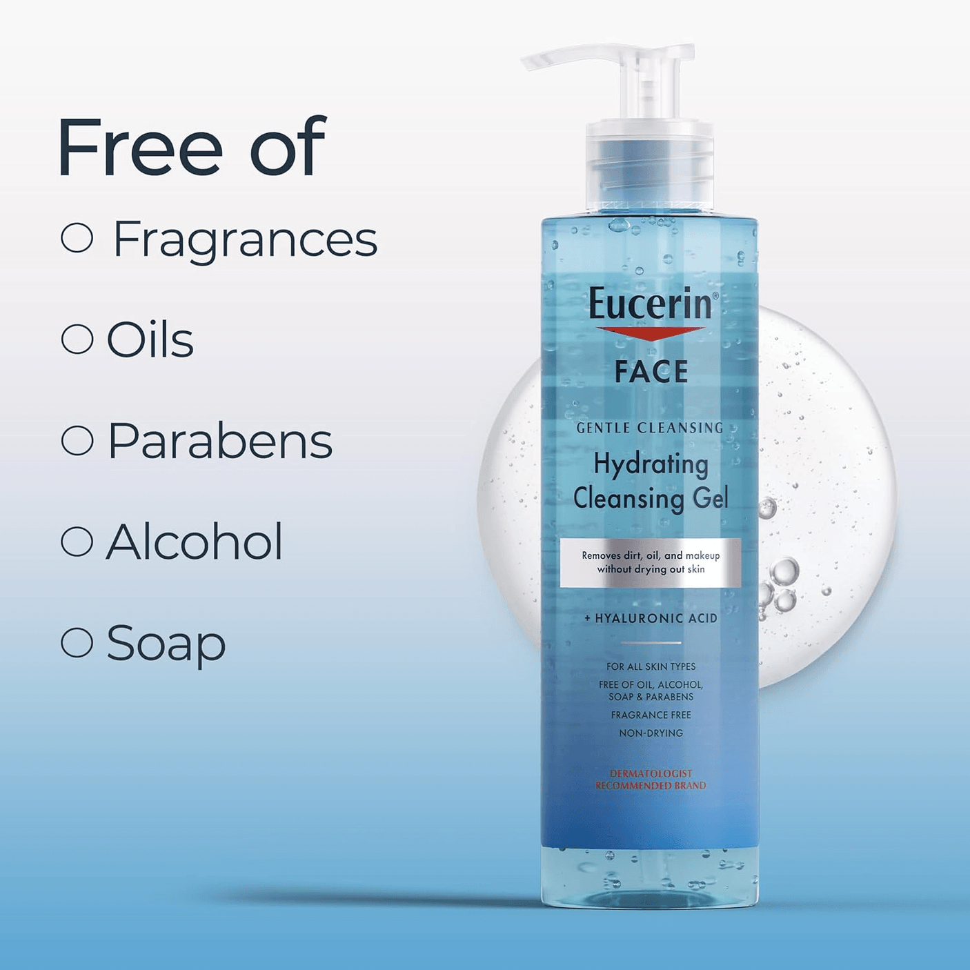Eucerin Face Hydrating Cleansing Gel - 200ml