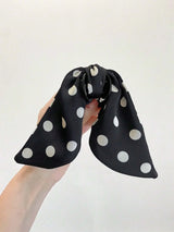 Vintage Classic Polka Dot Bow Hair Claw Clip 2pcs