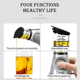 Oil & Vinegar Dispenser Bottle with Measurement Scale - 500ml