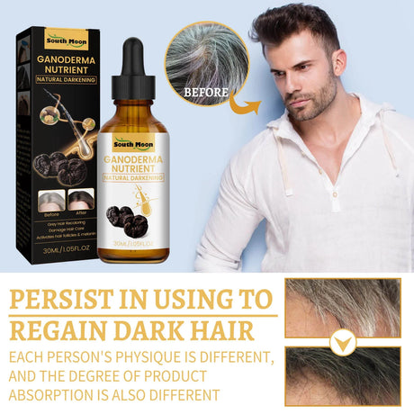 South Moon Ganoderma Nutrient Anti-Greying Hair Serum - 30ml