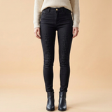 Women's Fashion Black Very Light Ripped Jeans #9035