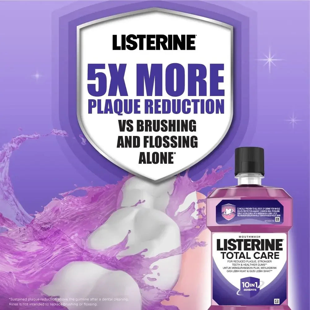 Listerine 10 In 1 Total Care Mouthwash - 250ml